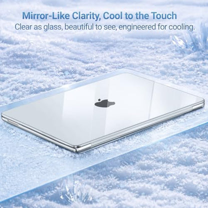 MOSISO Compatible with MacBook Neo Case 13 inch 2026 A3404 A18 Pro Chip | Ultra-thin Protective Crystal Hard Shell Case&Keyboard Cover&Screen Protector, Clear - color: Clear