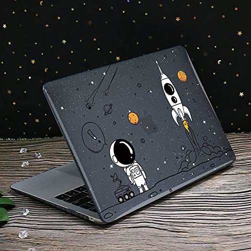 for 2026 MacBook Air 13 Inch Case M5 A3449 M4 A3240 M3 A3113 M2 A2681 2022 2023 2024 2025 Release, Printed Plastic Hard Shell Case Cover for Mac Air 13.6 M5 Touch ID, Astronauts & Spacecraft - color: Astronauts & Spacecraft