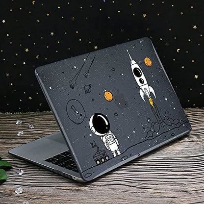 for 2026 MacBook Air 13 Inch Case M5 A3449 M4 A3240 M3 A3113 M2 A2681 2022 2023 2024 2025 Release, Printed Plastic Hard Shell Case Cover for Mac Air 13.6 M5 Touch ID, Astronauts & Spacecraft - color: Astronauts & Spacecraft