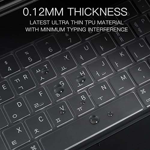 CaseBuy Ultra Thin Keyboard Cover for Apple iPad Air 11-inch(M2 2024) & iPad Air 5th 4th Gen & 2022 M2 iPad Pro 11 inch with Magic Keyboard(4th 3rd 2nd Generation), US Keyboard Layout - size: iPad Pro 11 Magic Keyboard (4th 3rd 2nd Gen)