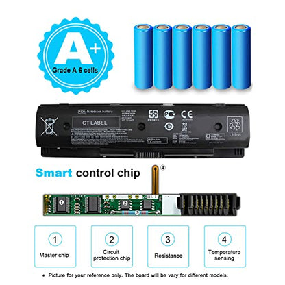 P106 710416-001 710417-001 PI06 Battery for HP Envy TouchSmart 17 15 17T-J100 15T-J100 17-J000 17-J100 15-J000 15Z-J100 Pavilion 15-E000 17-E000 14-E000 17-E100 M7 Series P109 HSTNN-UB4N HSTNN-LB4N
