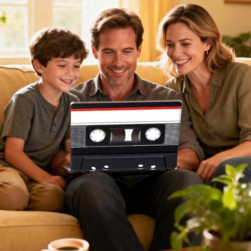 Universal Laptop Skin Sticker Decal for 11.6”12" 13" 13.3" 14" 15" 15.4" 15.6" Reusable Waterproof Scratch-Scratch Resistant Protective Vinyl Laptop Notebook Skin Stickers - Audio Cassette Tape - color: Audio Cassette Tape