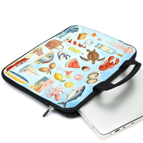 15.6" Laptop Sleeve 14" 15" 15.4" Chromebook Case Ultrabook Case Notebook Sleeves PC Messenger Bag (XM-15ST-1) - color: XM-15ST-1