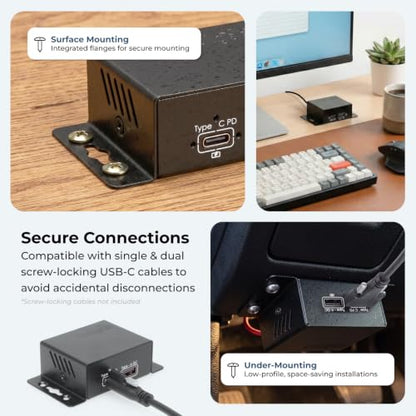 Coolgear ChargeIT! Mini 99W Dual Port USB Charger | USB-C PD 3.0, USB-A QC 3.0 & PPS | UL & IEC Compliant - style: 99.0 Watts