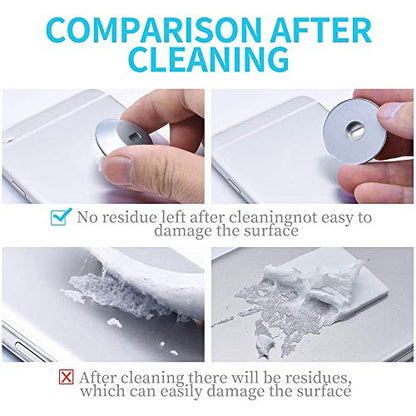 Adhesive Security Plate with Slot for Cables to Laptops, Tablets, Monitors and Other Devices (Silver)