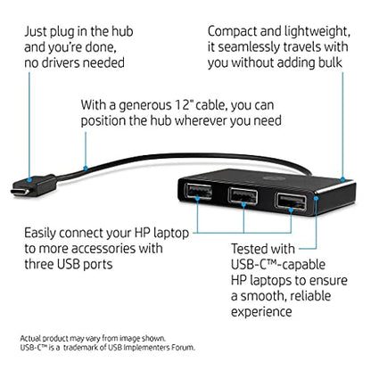 Hp USB-C to USB-A Hub