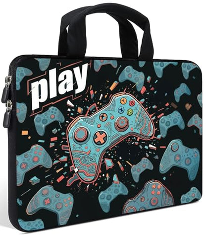 AMARY14 15 15.4 15.6 inch Laptop Handle Bag Computer Protect Case Pouch Holder Notebook Sleeve Neoprene Cover (Games-1) - color: Games-1
