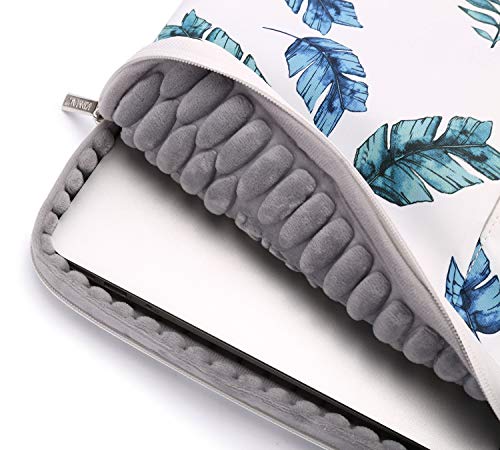 Kinmac 360° Heavy Duty Protective Laptop Sleeve Case Bag Cover with Handle for MacBook Air 13 inch,iPad Pro 13 inch and 13.3 inch HP,Dell,Lenovo,Asus,Acer Laptop (Banana Leaf) - color: Banana Leaf, size: 12 inch-13.3 inch