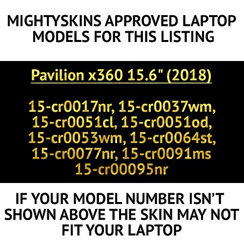 MightySkins Skin Compatible with HP Pavilion x360 15.6" (2018) - Water Color Mocking | Protective, Durable, and Unique Vinyl Decal wrap Cover | Easy to Apply, Remove | Made in The USA - color: Water Color Mocking
