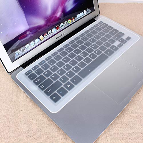 Keyboard Cover, Ultra Thin Clear Silicone Keyboard Cover Universal Laptop Keyboard Skin Protector for 12 13 14 Laptop