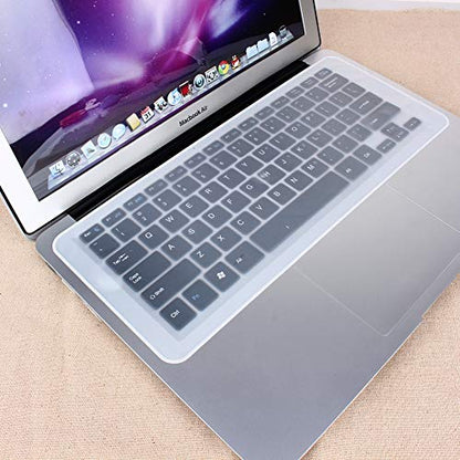 Keyboard Cover, Ultra Thin Clear Silicone Keyboard Cover Universal Laptop Keyboard Skin Protector for 12 13 14 Laptop