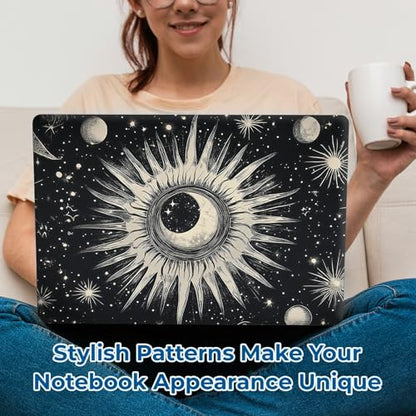 Reusable Universal Laptop Skin Sticker, Cut to Fit for 11.6–15.6 Inch Laptops, Waterproof Protective Film, No-Residue - Cosmic Eye - color: Cosmic Eye