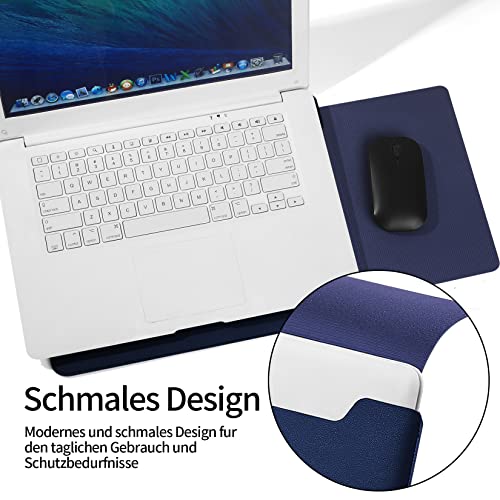 13.3-14 Inch Laptop Sleeve - Thin & Padded Case Compatible with 14" (2022), 13.3" (2015) Models | Portable Blue Protective Sleeve (Blue, 13.3-14 Inch) - color: Blue