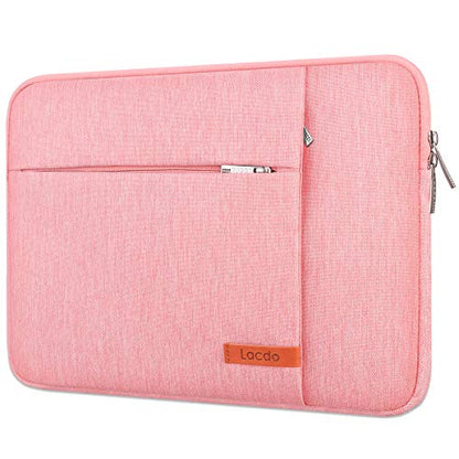 Lacdo Chromebook Case 11 Inch Laptop Sleeve for 11 Inch Acer HP Lenovo Dell Samsung ASUS Chromebook Spin 3 11, 13 inch New Surface Pro 11 Copilot+PC / 10 9 8 X, 11.6" MacBook Air Computer Bag, Peach - color: Peach, size: 11-11.6 Inch