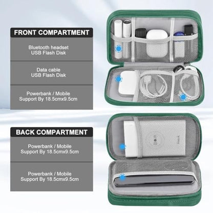 Travel Laptop Backpack with Small Case for 15-16 inch Notebooks, Slim & Expandable Computer Bag for College Business Commute for Men and Women,Black-Green - color: Black-green