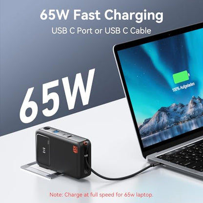 Selore&S-Global 3 in 1 Portable Phone Charger 10000mAh and PD 30W Fast Charging Portable iPhone Charger 10 000mAh