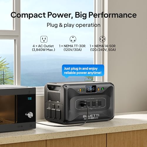 BLUETTI Apex 300 Solar Generator & 2 B300K, 8294.4Wh LFP Battery Backup | Power Station with 6 3840W AC Outlets 7680W Surge, 120V/240V Dual Voltage Output, Modular Power for Home, RV and Emergencies - style: BLUETTI Apex 300+2xB300K