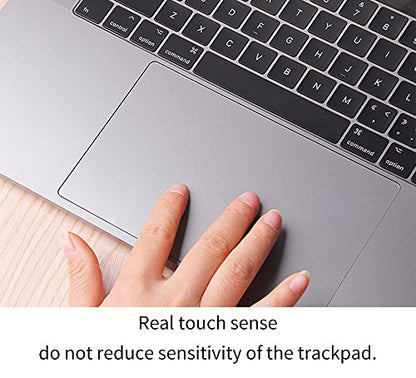 CaseBuy MacBook Air 13 Inch Trackpad Cover Protector for 2021 2020 Release MacBook Air 13 Inch with Touch ID Model A2337(M1) A2179 A1932 Clear Anti-Scratch Trackpad Accessories Skin - size: MacBook Air 13" (2018-2021)