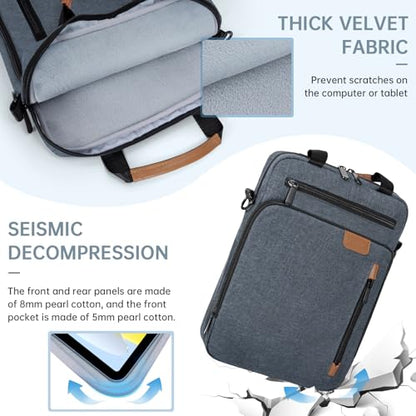 13.3-14 Inch Laptop Sleeve Bag, Padded Carrying Case for New MacBook Neo 13" (A18 Pro), MacBook Pro 14" M5/M4/M3/M2 14" /13", MacBook Air 13.6"/14" M5/M4/M3/M2 2026-2022, Surface Pro AI PC/9/8 13" - color: Blue, size: 13.3-14 Inch