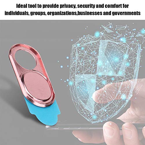 ASHATA 3pcs Metal Camera Lens , Ultra Thin Camera Cover Webcam Cover Blocker Slider for Smartphone Tablet Desktop Laptop ()