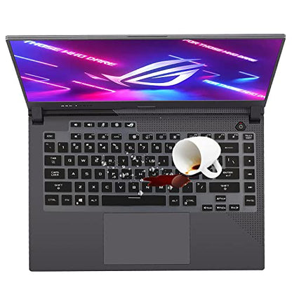 Keyboard Cover for ASUS ROG Strix G15 G513 G533 Gaming Laptop, Black, Silicone, Waterproof and Dustproof, US Keyboard Skin