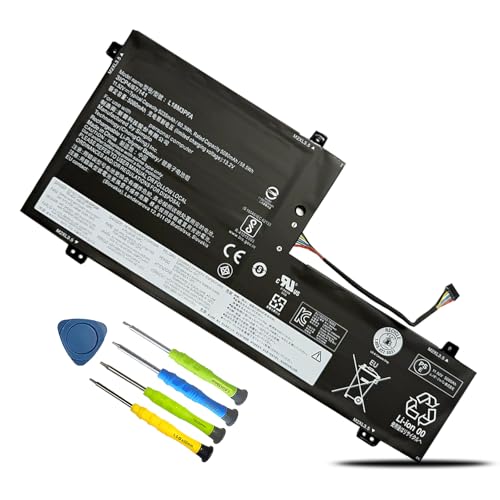 60.3Wh L18M3PFA L18D3PF2 Laptop Battery Replacement for Lenovo Yoga C740-15IML C740-15 81TD Series 5B10T83739 5B10T83740 5B10W67258 5B10W67402 SB10W67375 11.52V 5235mAh - size: 8.15*1.77*0.79inch L18M3PFA