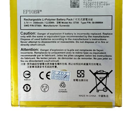 58-000084 Laptop Battery 12.95Wh 3500mAh Compatible with Fire HD 7" 4th Gen 2014 SQ46CW B00IKPW0UA B00IKPYKWG Series Laptop MC-347993 ST08 ST08A 3.7V