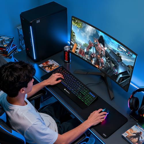 KOORUI 27 Inch Curved Gaming Monitor 180Hz FHD 1080P, 1500R VA Display | Adaptive Sync, 3000:1 Contrast, 90% DCI-P3, Eye Care, HDMI×2 and DP, VESA Compatible, FPS & Console Gaming, Bedroom Setup - size: 27inch 180Hz/FHD/Curved
