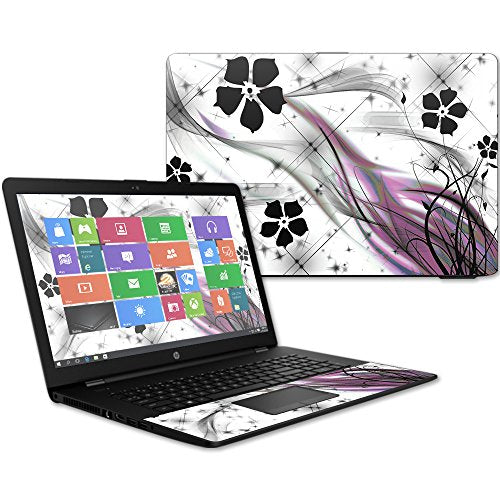 MightySkins Skin Compatible with HP 17t Laptop 17.3" (2017) - Gray World | Protective, Durable, and Unique Vinyl Decal wrap Cover | Easy to Apply, Remove, and Change Styles | Made in The USA - color: Gray World
