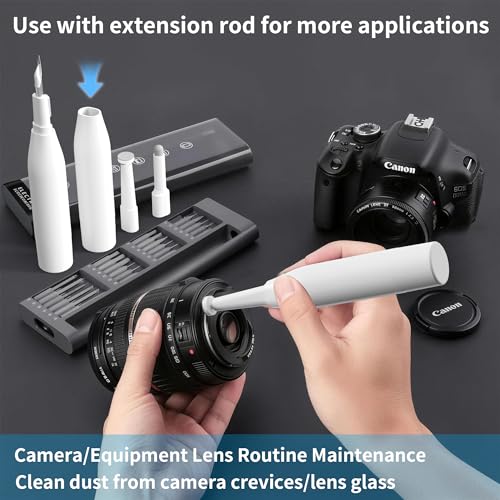 22-in-1 Laptop Cleaning Kit Keyboard Cleaner Brush | Computer Screen Cleaning Tool, Multi-Function Electronic Device Cleaner Kit Spray for MacBook, iPhone, Earbud, Camera Lens