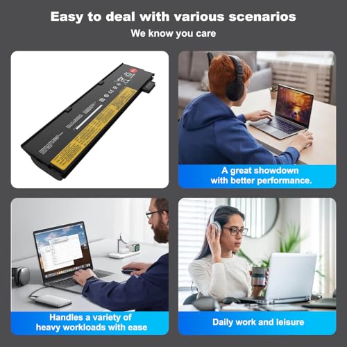 72wh 61++ 01AV427 01AV425 T480 T470 Laptop Battery for Lenovo Thinkpad A485 T580 P51S A475 TP25 T570 P52S Series SB10K97584 SB10K97579 SB10K97585 SB10K97580 4X50M08812 X50M08812 01AV490 01AV422 11.1V