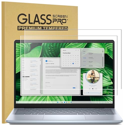 2-Pack 9H Tempered Glass Screen Protector for Dell 14 Plus, Dell Pro 14, Dell Pro 14 Plus, Dell Pro Max 14-Inch Laptop, HD-Ultra Clear, Anti-Scratch -(Note: Not suitable for the 2-in-1 Version.) - color: Tempered Glass
