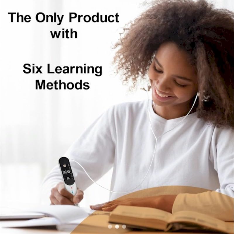Rocket Pen Reading Tutor Scan Any Surface, Six Decoding Tools–Black Case | Make reading your new superpower - color: Black Case