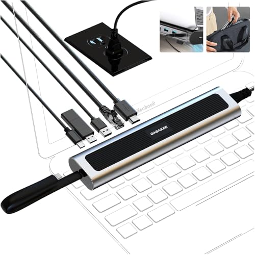 Laptop Docking Station, Portable Universal All-in-one Docking Charging Station with Adjustable Cooling Stand, 100W Powered Supply and USB-C Hub 4K HDMI for Different Devices
