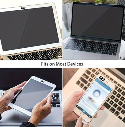 3Pcs Cute Animal Webcam Cover Slide, Ultra Thin Laptop Camera Cover Slider for MacBook, Computer, iPad, Smartphone and PC Privacy Blocker