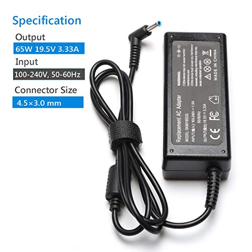 45W 65W Laptop Charger AC Adapter Power Suppy Cord for HP 15-AC 15-BS 15-CS 15-DB 15-F Series 15-ac121dx 15-bs234wm 15-bs015dx 15-ba079dx 15-ba009dx 15-cs3073cl 15-cs3153cl 15-db0015dx 15-db0031nr