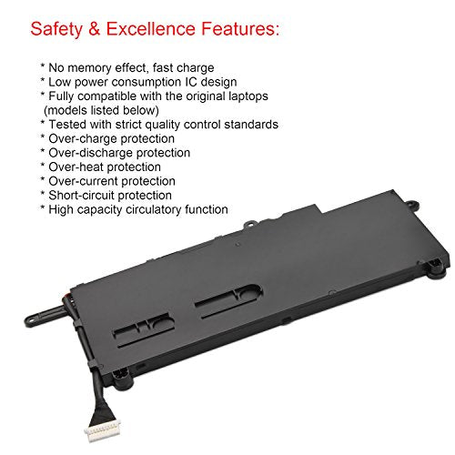 Fancy Buying PL02XL 751681-421 Laptop Replacement Battery for Hp Pavilion 11-n X360 Series 751875-001 751681-231 HSTNN-LB6B HSTNN-DB6B TPN-C115(7.6V 29Wh) - size: 8.14*2.44*0.82inch
