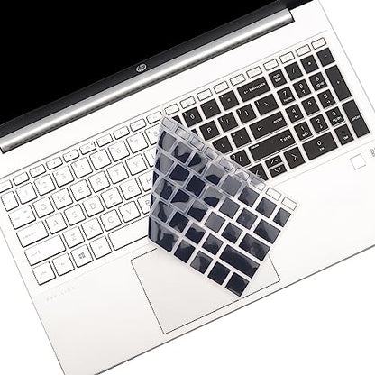 Keyboard Cover for 15.6 17.3 HP Laptop 17-cn 17-cp 15-fc 15-fd 15-fd0083wm 15t-fd000 15-fc0013od 15-fc0081nr 15-fc0093dx 15-fc0037nr fc0030tg fc0046au fc0014la 15-fd0081wm fd0357nr fd0099nr fd0025st - color: GradientBlack(Regular Letters)