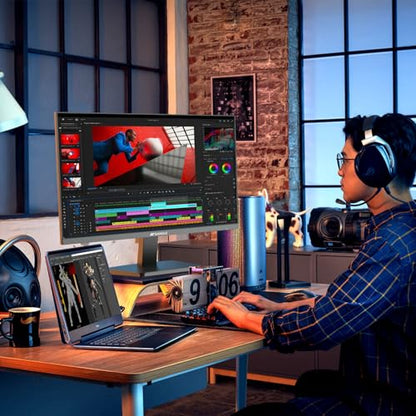SANSUI Monitor 24 inch 100Hz Computer Monitor丨FHD 1080P PC Monitor丨HDMI丨FreeSync丨HDR丨Earphone Jack丨 Ergonomic Tilt for Home and Office - size: 24 Inch