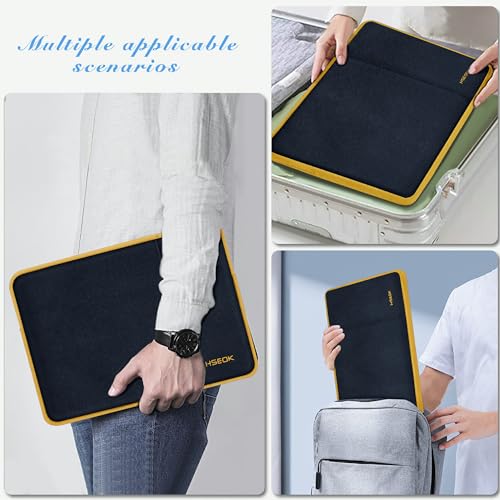 Hseok Laptop Case 13.3-14 Inch Sleeve, Water-Resistant Computer Bag Compatible with MacBook Neo/Pro 14" M5/M4/M3/M2/M1 and All 13.3" Mac Air/Pro, XPS 14 and Most Popular 13.3"-14" Notebook，B02K04 - color: B02K04, size: 13.3"