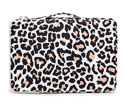 Kinmac 360deg Protective Water Resistant Laptop Case Bag Sleeve with Handle (Leopard-Pink, 12 inch-13.3 inch) - color: Leopard-Pink, size: 12 inch-13.3 inch