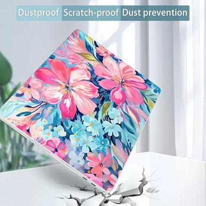 Mektron Printed Case for 2025 Microsoft Surface Laptop Windows 11 Copilot+ PC Surface Laptop 13 inch Touchscreen Display Cover Fits Model 2095, Hand-Painted Flowers - color: Hand-Painted Flowers