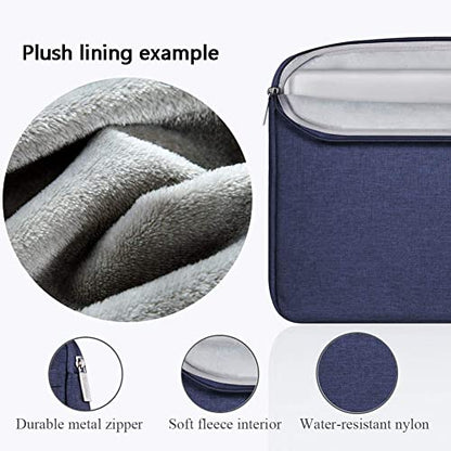 Voova Laptop Sleeve Carrying Case 14 15 Inch Compatible with MacBook Air 15 M2/M3/M4 2022-2025, MacBook Pro 15, Hp Chromebook 14, Waterproof Slim Computer Cover Bag,Blue - color: Blue, size: 14-15 Inch