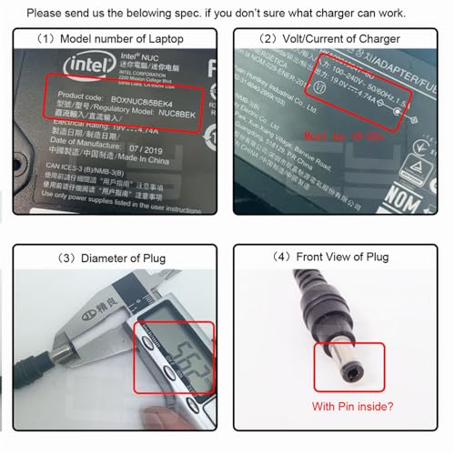 USB-C 100W 20V Input to DC 5.5 * 2.5mm PD Power 65W Output Charge Cable Support QC PD Type-C for Laptop (1.8m) - style: 5.5x2.5mm