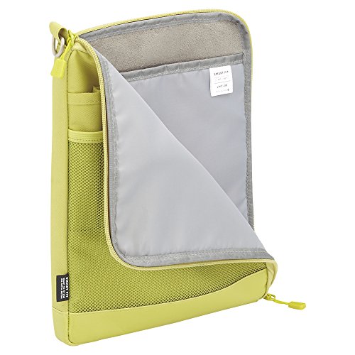 LIHIT LAB Laptop Sleeve, Water & Stain Repellent, Vertical for Backpack, 7.9" x 10.2", Black (A7682-24) - color: Black, size: 10.2 x 7.9 inches, style: Vertical