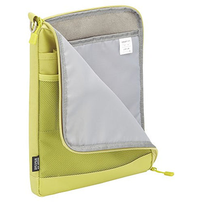 LIHIT LAB Laptop Sleeve, Water & Stain Repellent, Vertical for Backpack, 7.9" x 10.2", Black (A7682-24) - color: Black, size: 10.2 x 7.9 inches, style: Vertical