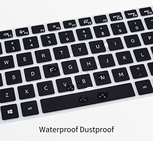 Keyboard Cover for Dell Latitude 3000 3340 13.3, Dell Latitude 5350 5340 5330 5320 13.3, Dell Latitude 7320 7330 7340 7350 13.3", Dell Latitude 5320 13.3 Laptop Protector -Black - color: Black