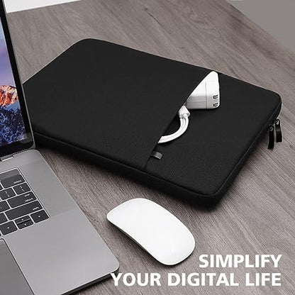NIDOO 16 inch Laptop Sleeve Carrying Case Computer Protective Cover for 16" ThinkPad E16 Gen 2 / L16 Gen 6/ Z16/ ThinkBook 16 Gen 7 8/15 inch MacBook Air M5 M4/ Dell 16 Plus/HP ASUS Acer - color: Black, size: 15-16 Inch / Macbook Pro 15 16