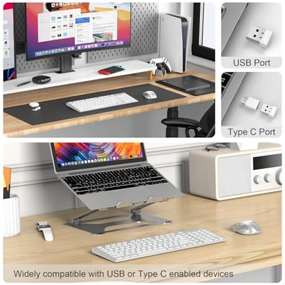 Rechargeable Wireless Keyboard and Mouse, with Number Pad Silver | Quiet Silent, Slim Thin Flat Low Profile Soft Key, USB C, with Skin Cover, Ergonomic Mouse, for Mac Windows PC, Home Office - color: Silver