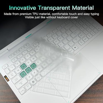 CaseBuy Ultra Thin Keyboard Cover for ASUS TUF Gaming 16" F16(2025) FX608 FX608JH FX608JMR FX608JP FX608LP FX608LM/TUF Gaming 18 A18(2025) FA808UM FA808UH Laptop(NOT for A16 FA607 F16 FX607JV FX607VU)